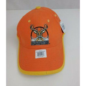 New HardCore Hunter Orange Embroidered Adjustable Baseball Cap